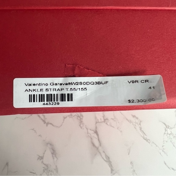 Valentino Garavani Tan-Go Pump with Crystals 155mm Size IT 41/ US 11 - Picture 12 of 12